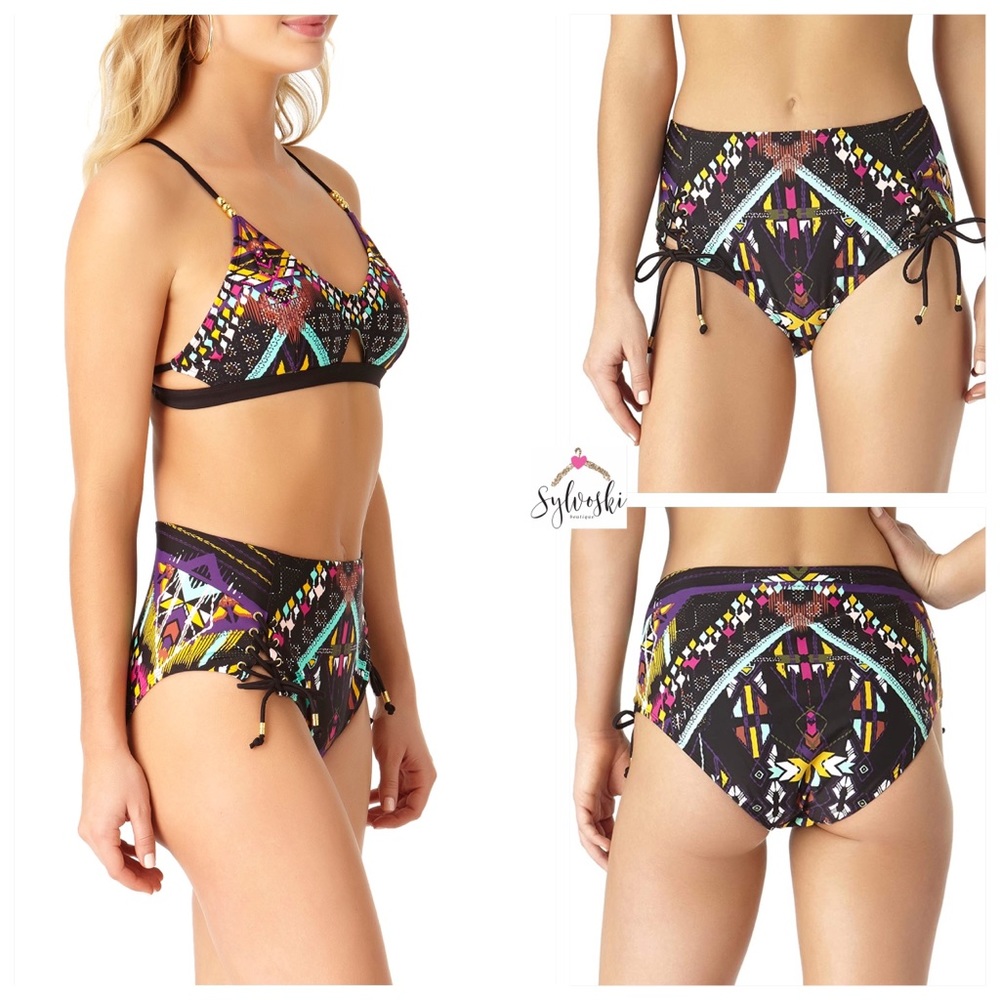 🆕 Swimsuit Bottom Lace-Up NWT - Picture 1 of 8